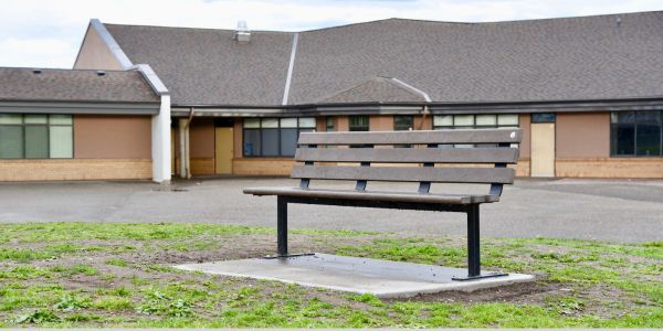 Wishbone Standard Bench at School District 57 in Prince George BC (1)